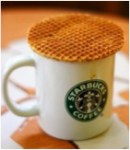 Starbucks Cup and Waffle